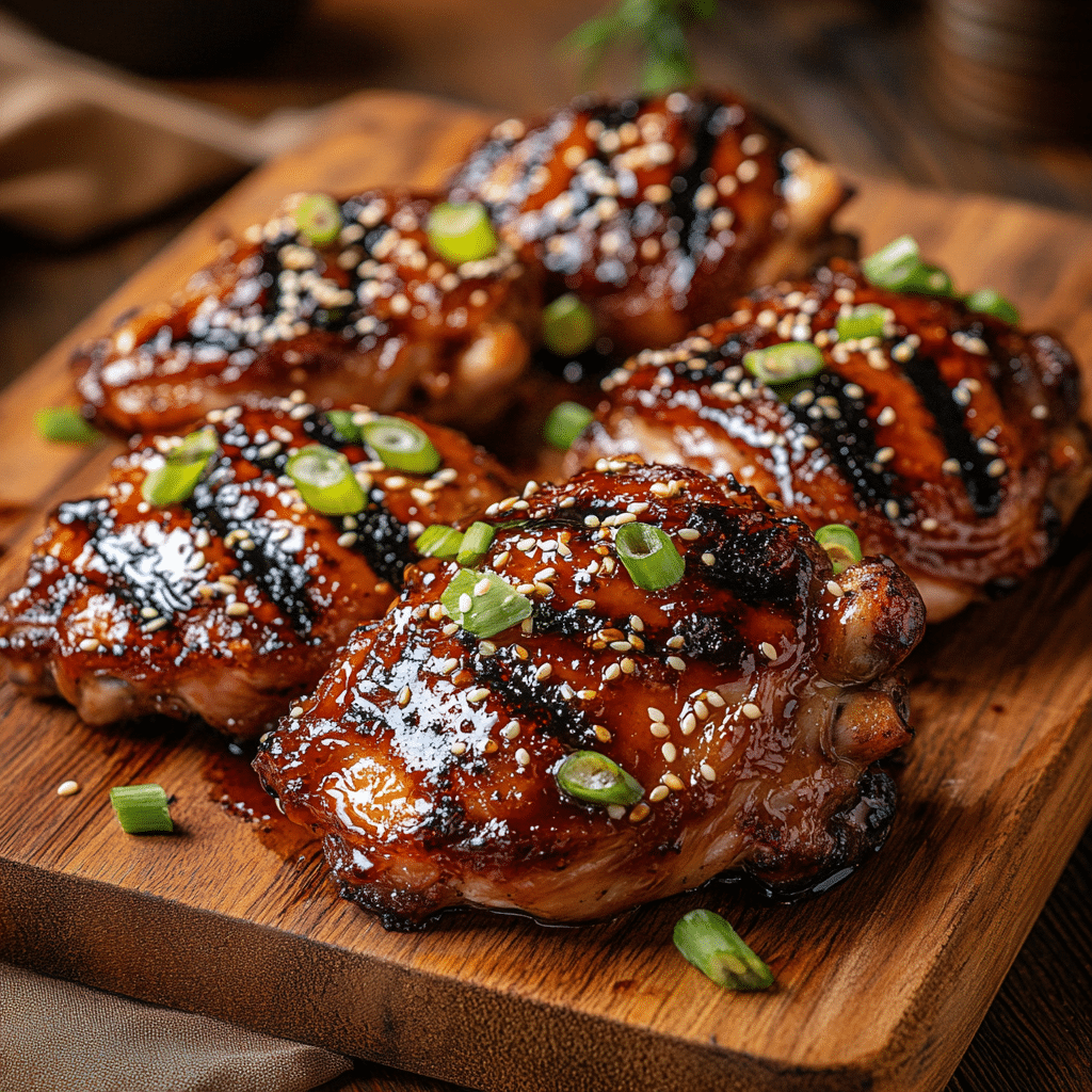 Asian Barbecue Sauce: Bold, Sweet, and Irresistibly Sticky 6 Grilled chicken glazed with sticky Asian barbecue sauce