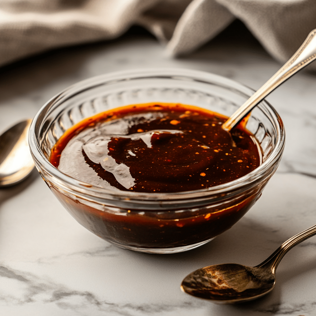 Vinegar Based Barbecue Sauce: Tangy, Spicy, and Irresistible 8 Mixing vinegar based BBQ sauce in a bowl