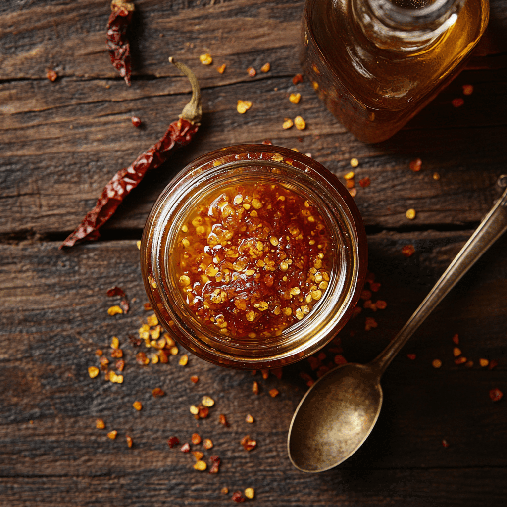 Vinegar Based Barbecue Sauce: Tangy, Spicy, and Irresistible 5 Vinegar based barbecue sauce in a glass jar on wooden table