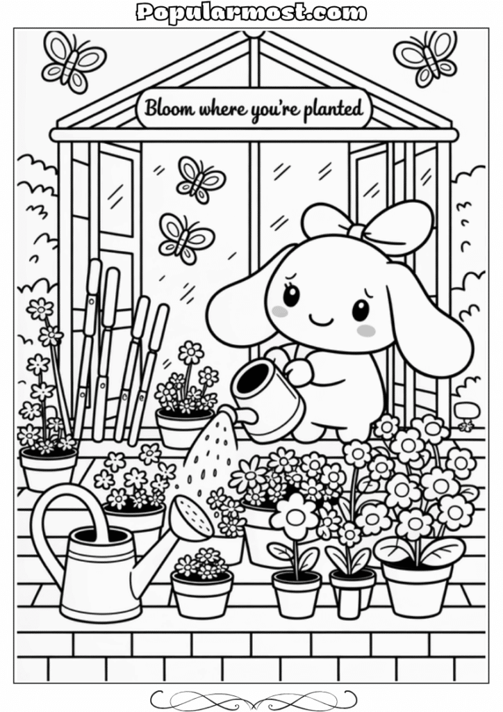  Cinnamoroll Coloring Pages 20-Gardener-Cinnamoroll-Cinnamoroll-Coloring-Pages-Plant-Care