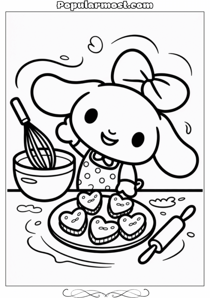  Cinnamoroll Coloring Pages 7-Cinnamoroll-Baking-Fun-Cinnamoroll-Coloring-Pages-Kitchen